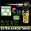 Smokezilla - Magnum Skull Torch - 6 Counts Per Display (22593)