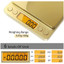 Fuzion - Digital Pocket Scale - 500 Grams x 0.01Gram - Gold - PT-500 Grams