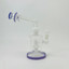 9 Inches - Waterpipe With Bell Showerhead Perc - RH-168-PURPLE WHITE