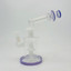 9 Inches - Waterpipe With Bell Showerhead Perc - RH-168-PURPLE WHITE