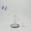 9 Inches - Waterpipe With Bell Showerhead Perc - RH-168-PURPLE WHITE
