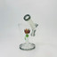 8 Inches - Waterpipe Swirl Mouthpiece With Flower Shower Perc - 45 Degree - RH-160-BLACK