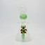 8.5 Inches - Waterpipe Snowman With Animal Shower Perc - RH-193-GREEN WHITE