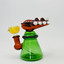 Horn With Bell-base Waterpipe - 6 Inches - (RHB-21)-GREEN RED