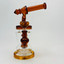 Telescope Style Waterpipe With Shower Perc - 10.5 Inches - (RH-172)-AMBER
