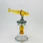 Telescope Style Waterpipe With Shower Perc - 10.5 Inches - (RH-172)-YELLOW GREY