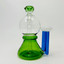 Recycler Gumball Machine Waterpipe - 8.5 Inches - Green Blue (RH-194) 
