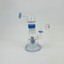 Helios Glass - 9 Inches - Waterpipe With Showerhead Perc -Blue