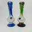 Soft Glass Waterpipe - 10 Inches - Assorted Color - (GR-Y-62)