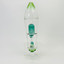 13 Inches - Waterpipe Space Rocket - RH-184-GREEN MINT