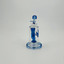 Aleaf - 5 Inches - Mini Waterpipe With Showehead Perc Blue D