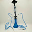 Luxor - 27 Inches - Shisha Hookah Beaker Vase With Double Disco Ball and Pearl Deco - 2 Hose - NP21-24