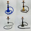 Luxor - 17 Inches - Shisha Hookah Double-Click Vase and Double Stacked Shaft - 1 Hose - MKA-098