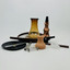 Luxor - 17 Inches - Shisha Hookah Double-Click Vase and Double Stacked Shaft - 1 Hose - MKA-098-BROWN