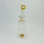 11 Inches - Waterpipe Twisted With Showerhead Perc - RH-198-YELLOW