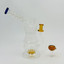 11 Inches - Waterpipe Twisted With Showerhead Perc - RH-198-BLUE