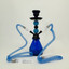 Luxor - Shisha Hookah 13 Inches - 2 Hose With Double Pearl and Single Ball Perc