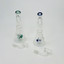 Helios - Bent Neck Glass Waterpipe With Showerhead Perc - 7 Inches