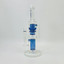 Aleaf - The Double Ripple - Double Can Perc Tube - Waterpipe - 14.6 Inches - AL6186-BLUE-D