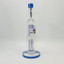 Aleaf - The Double Ripple - Double Can Perc Tube - Waterpipe - 14.6 Inches - AL6186-PURPLE