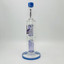 Aleaf - The Double Ripple - Double Can Perc Tube - Waterpipe - 14.6 Inches - AL6186-PURPLE