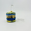 Dabtized - Glass Burger Waterpipe - 5 Inches-DOUBLE-DOUBLE