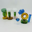 Recycler Waterpipe Donut 6 Inches - Price Per Piece - Assorted Colors - RH-255