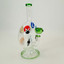 Donut Waterpipe With Barrel Perc - 9 Inch - Rh-260 - WPAG304