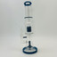 Straight Waterpipe With Dual Perc - 14 Inch - Assorted - WP-3323