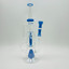 Recycler Waterpipe With Double Perc - 14 Inch - WPAG328