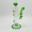 Straight Waterpipe With Showerhead Inline Perc - 8 Inch - Assorted - WPAG315 - Price Per Piece