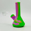 Colored Silicone Beaker Waterpipe - 5 Inch - with 14 mm Male Bowl or Banger