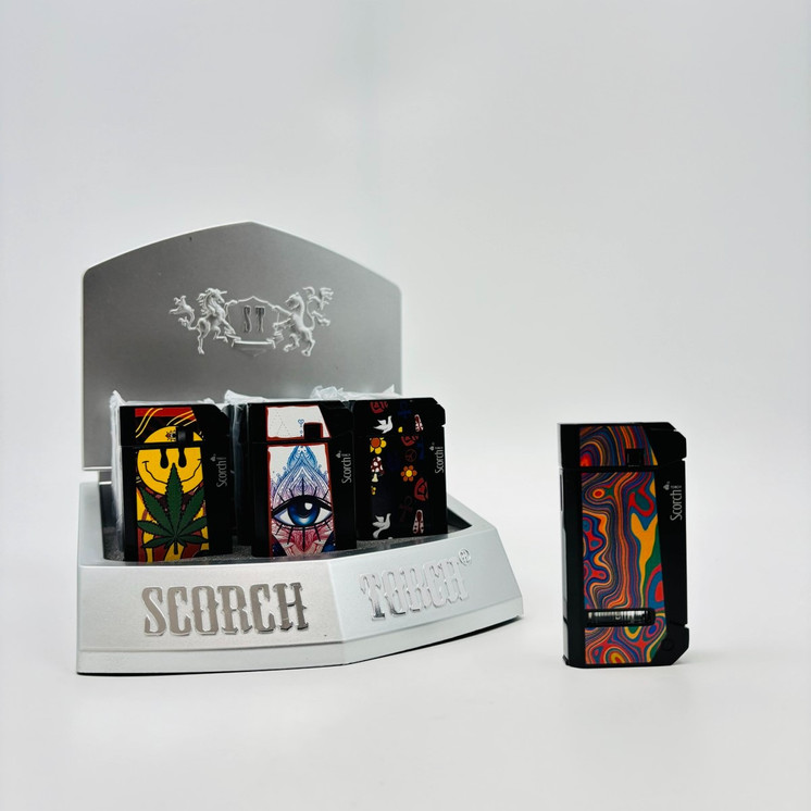 Scorch Torch Side Press Torch - 12 Counts Per Display - 61793 - Assorted