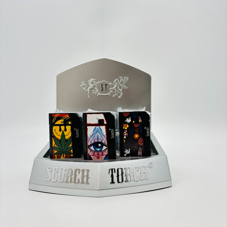 Scorch Torch Side Press Torch - 12 Counts Per Display - 61793 - Assorted