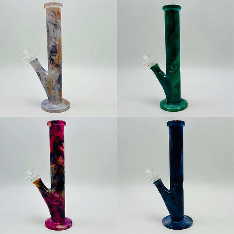 Waterpipe 10" Straight Color Mystic Marble