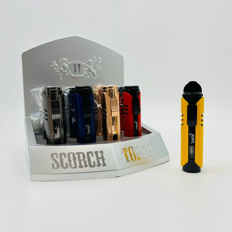 Scorch Torch Classic Easy Pressed Down Torch - 12 Counts Per Display - Assorted - 61786