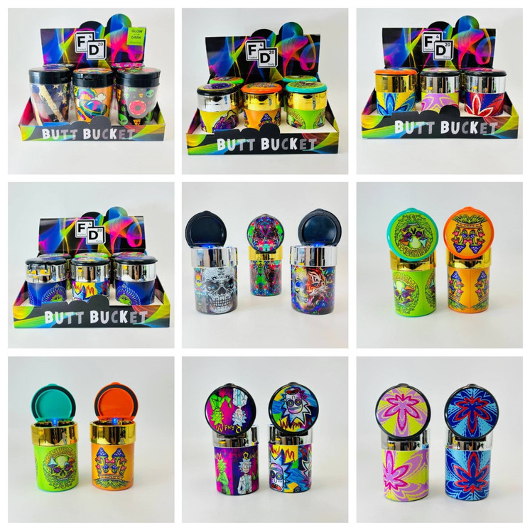 Butt Bucket Car Ashtray - Price Per Piece - Assorted - PCFDX50