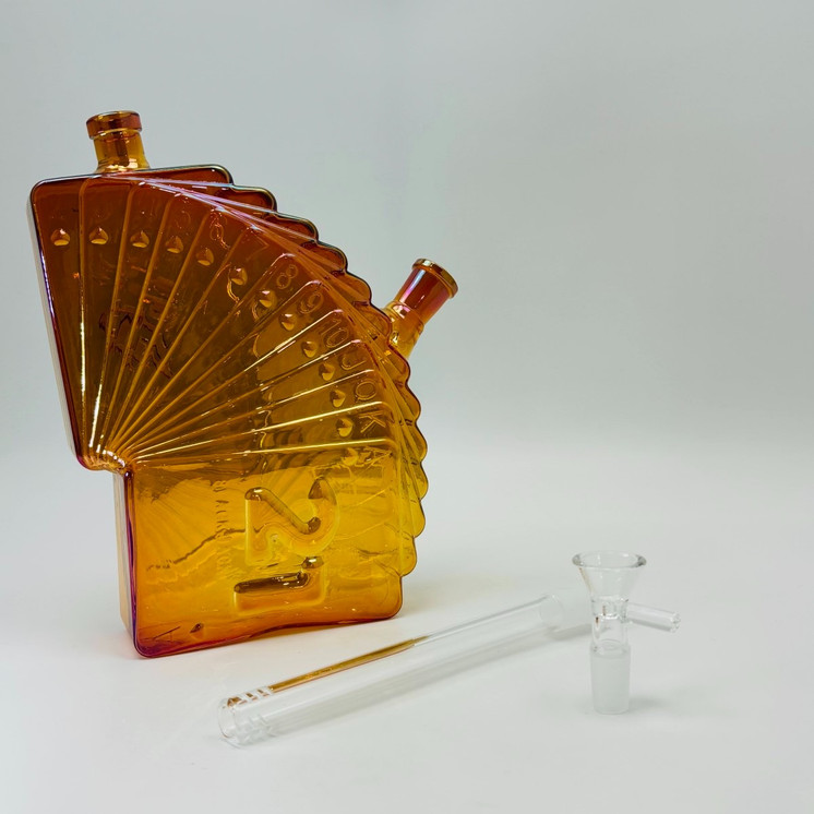 Poker Waterpipe - 9 Inch - WPFC46 - Assorted