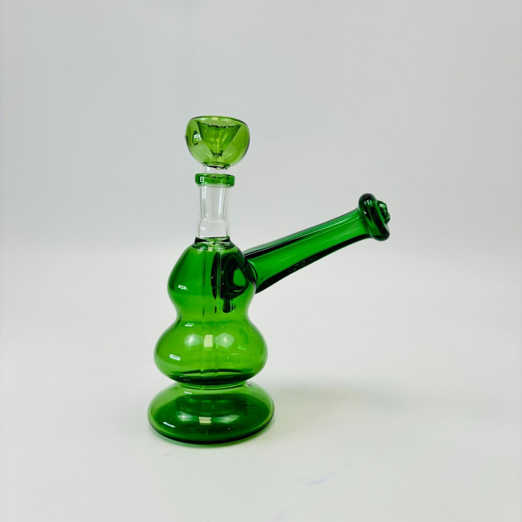 Bubbler 45 Degree Mouthpiece Waterpipe - 7 Inch - Assorted Colors - Price Per Piece