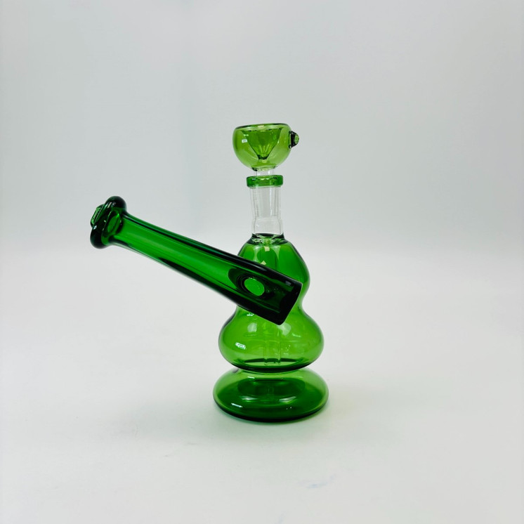 Bubbler 45 Degree Mouthpiece Waterpipe - 7 Inch - Assorted Colors - Price Per Piece