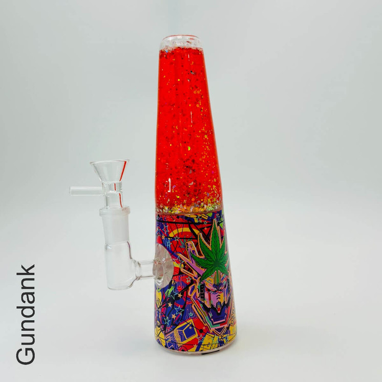 Dabtized Lava Smoke Glycerin Waterpipe with LED Light 