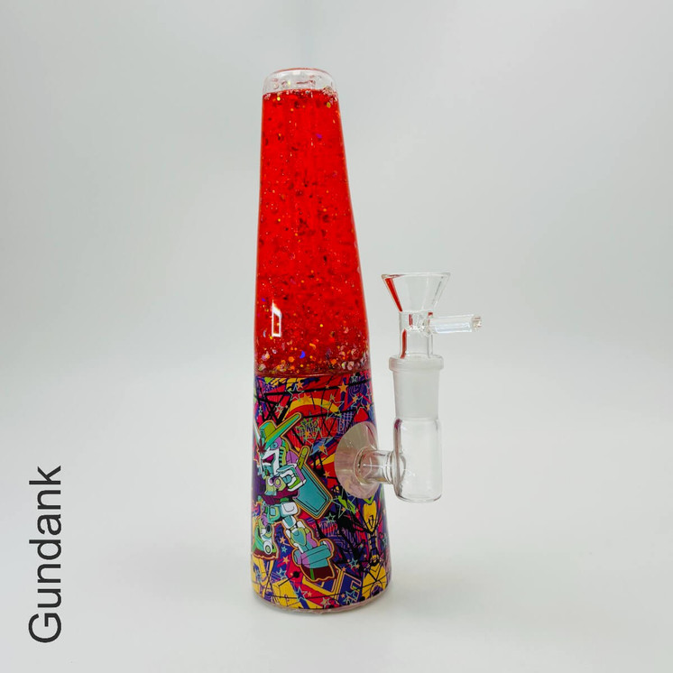 Dabtized Lava Smoke Glycerin Waterpipe with LED Light 