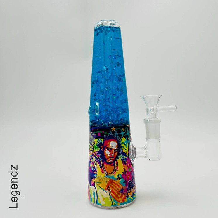 Dabtized Lava Smoke Glycerin Waterpipe with LED Light 