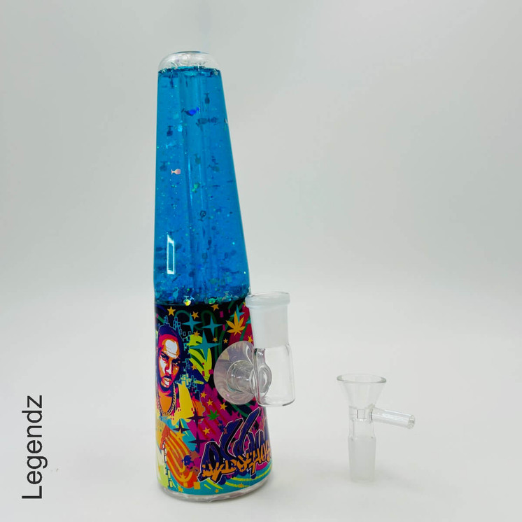 Dabtized Lava Smoke Glycerin Waterpipe with LED Light 