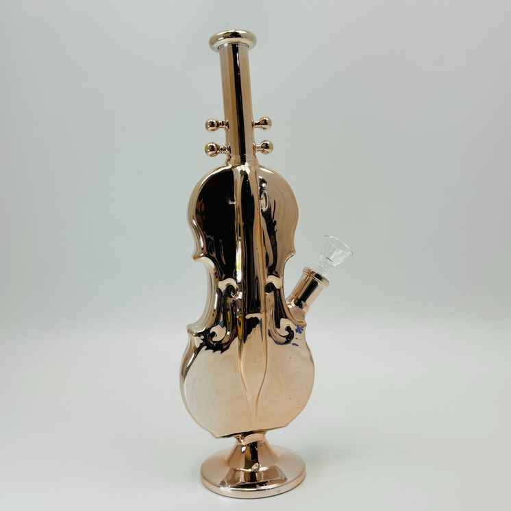 Violin Waterpipe - 11.5 Inch - Assorted Colors - Price Per Piece