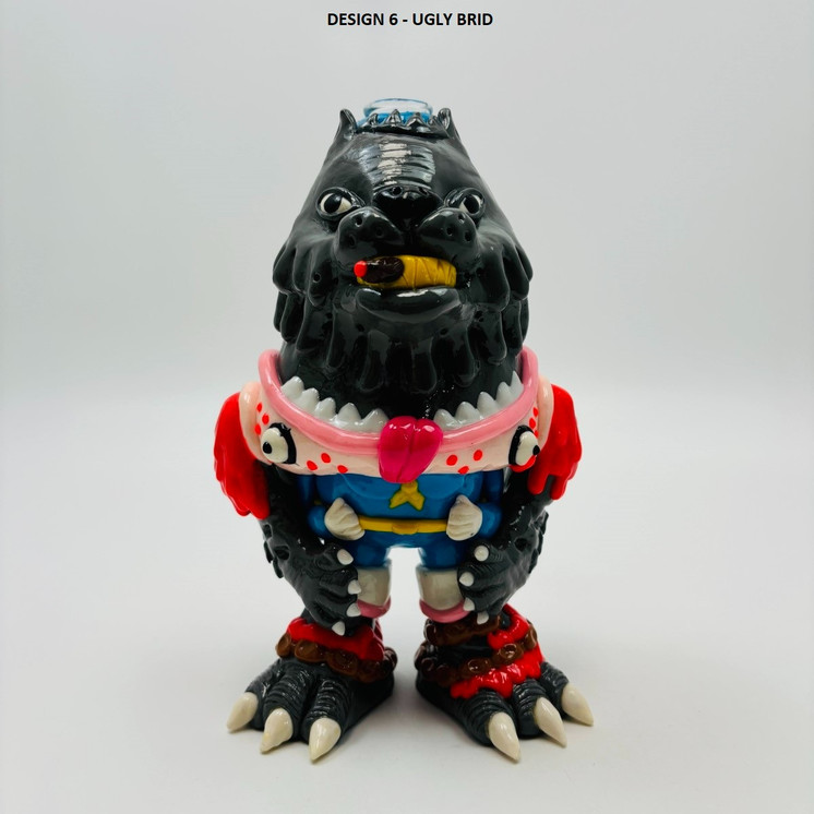 3D Character Waterpipe - 8 Inch - Assorted