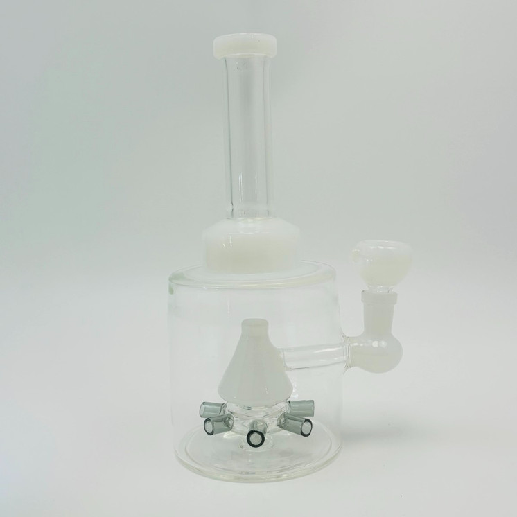 Pyramid Showerhead Perc Waterpipe - 10 Inch - RH-292