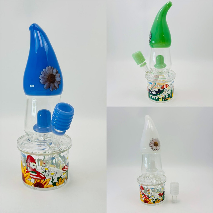 Fancy Waterpipe with UFO Perc - 11 Inch - RH-299