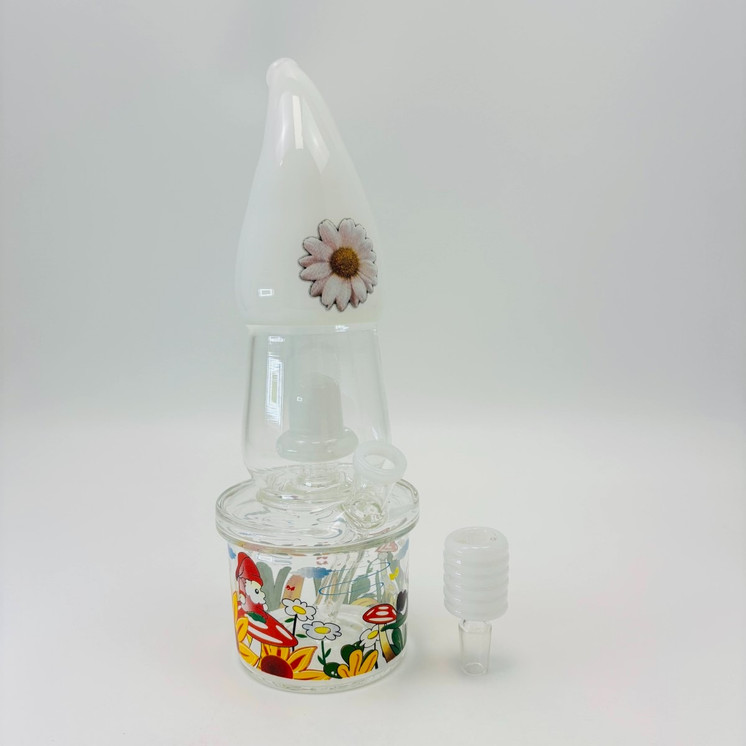 Fancy Waterpipe with UFO Perc - 11 Inch - RH-299