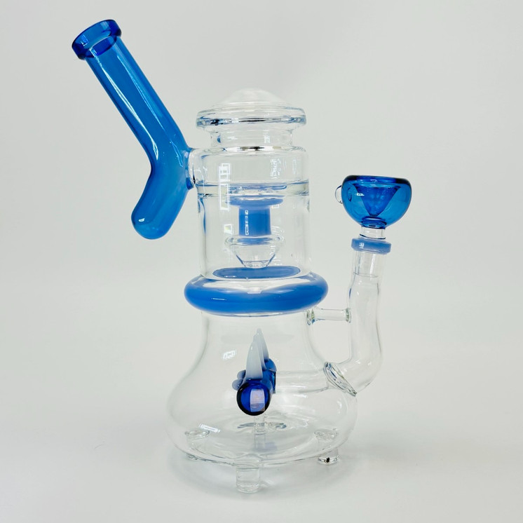 UFO Waterpipe with Dual Perc - 9 Inch - RH-306